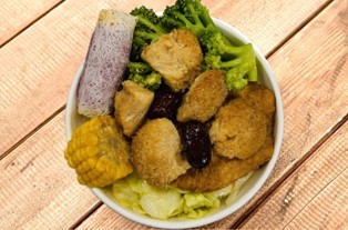 梅鰻素宴便當(奶蛋素)