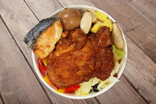 海陸雙饗便當